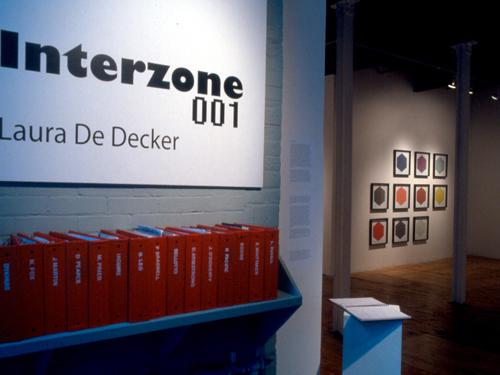 Installation view from Exhibition Interzone 001.