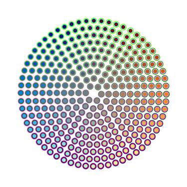 Minus R, Minus B, Minus G from Disk Target Series