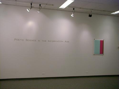 Installation view from Exhibition Poetic Science in the Information Age.Photo: Robbyn Gordon